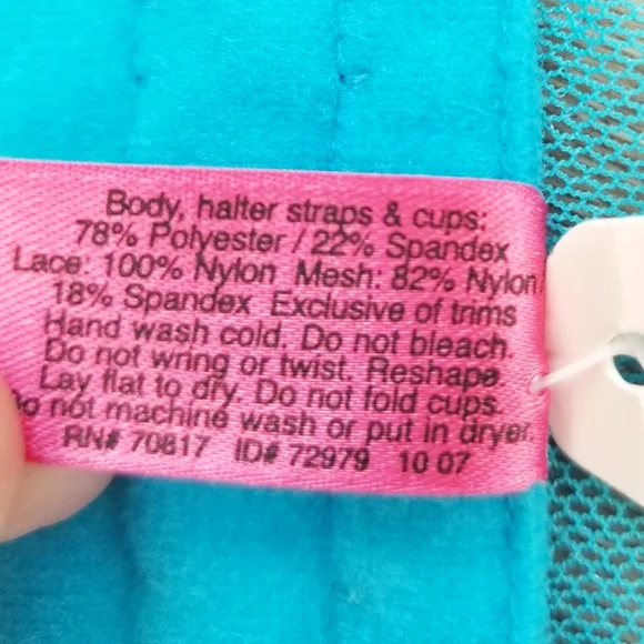 Victoria's Secret Vintage Sexy Little Things Blue Plaid Ruffle Bustier Bra NWT - Picture 11 of 16